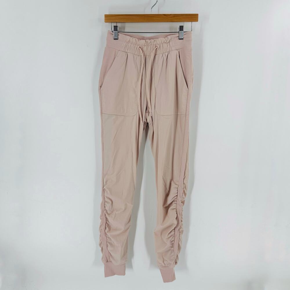 lululemon athletica Light Pink Ruched Leggings